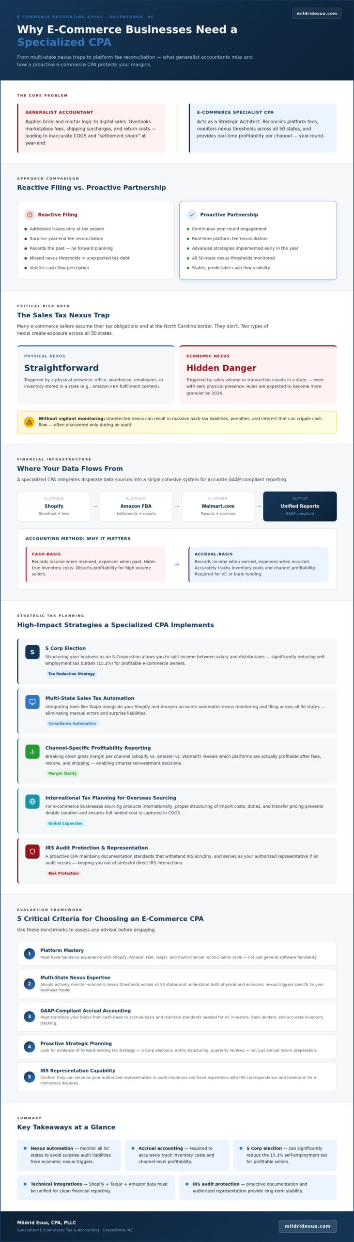 Greensboro E-commerce CPA: Growth & Compliance Guide